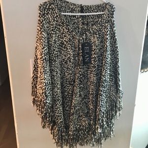 Brand new with tags Elan fringe cardigan